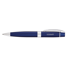 Sheaffer® 300 9341 Glossy Blue Ballpoint Pen With Chrome trim