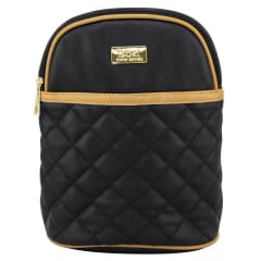 AYR INSULATED BOTTLE BAG BLACK/TAN QUILT