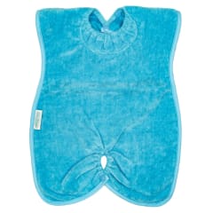 TOWEL HIGHCHAIR HUGR BIB AQUA