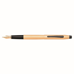 Classic Century Brushed R/Gold PVD Fountain Pen, Medium