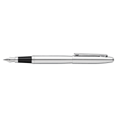 Sheaffer® VFM 9421 Polished Chrome Fountain Pen With Chrome TRIM - Fine