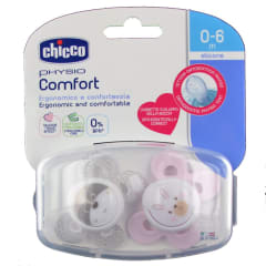 BB/BC Comfort Sil 0-6m 2pk - Girl