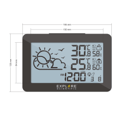 LARGE DISPLAY WEATHER STATION