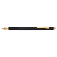 Classic Century Classic Black Fountain Pen, Fine Nib