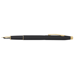 Classic Century Classic Black Fountain Pen, Fine Nib