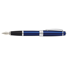 Bailey Blue Lacquer Fountain Pen, Medium Nib