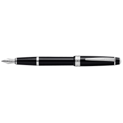 Bailey Light BLACK Fountain Pen, Fine Nib