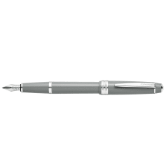 CROSS Bailey Light Grey Fountain Pen, Xtra Fine Nib
