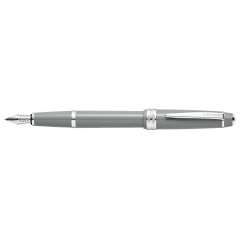 Bailey Light Grey Fountain Pen, Medium Nib