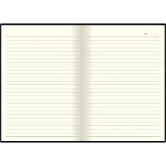 LETTS Lecassa A4 Notebook Black