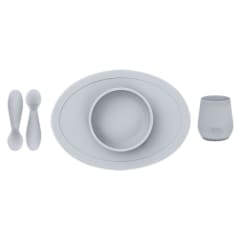 EZPZ TINY FIRST FOOD SET PEWTER