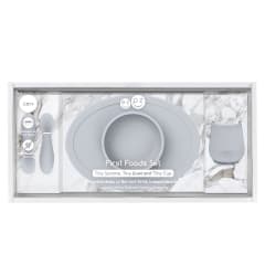 EZPZ TINY FIRST FOOD SET PEWTER