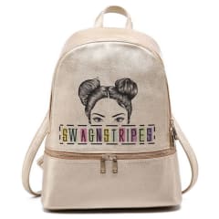 SWAG N STRIPES BACKPACK - PURE GOLD