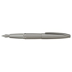 ATX Sandblast Titanium Grey Fountain Pen, Medium Nib