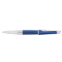 Beverly Light Blue Lacquer & Chrome Rollerball