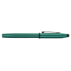 Century II Translucent Green Lacquer & Highly Polished Black Fountain Pen, Fine Nib