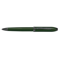 CROSS Select item 699 Townsend Green MicroKnurl & Highly Polished Black Ballpoint Pen