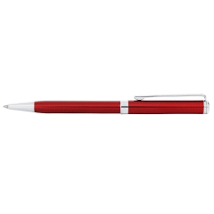 Intensity Engrvd Red Lacquer/Chrome Trim Ballpoint Pen