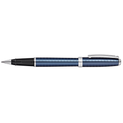 Prelude Cobalt Blue PVD & Engraved Lines Rollerball Pen