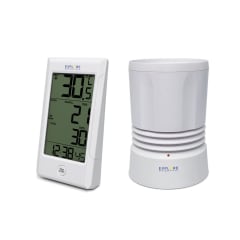 Rain Guage with Indoor/Outdoor Temperature