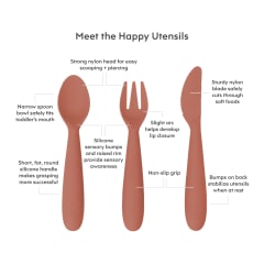 EZPZ HAPPY UTENSILS SIENNA