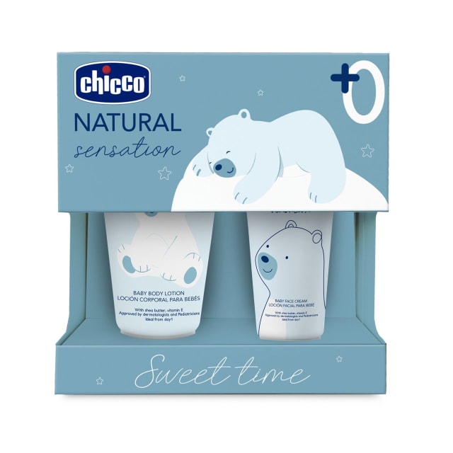 CHICCO Sweet Time Set: Body Lotion/Face Cream