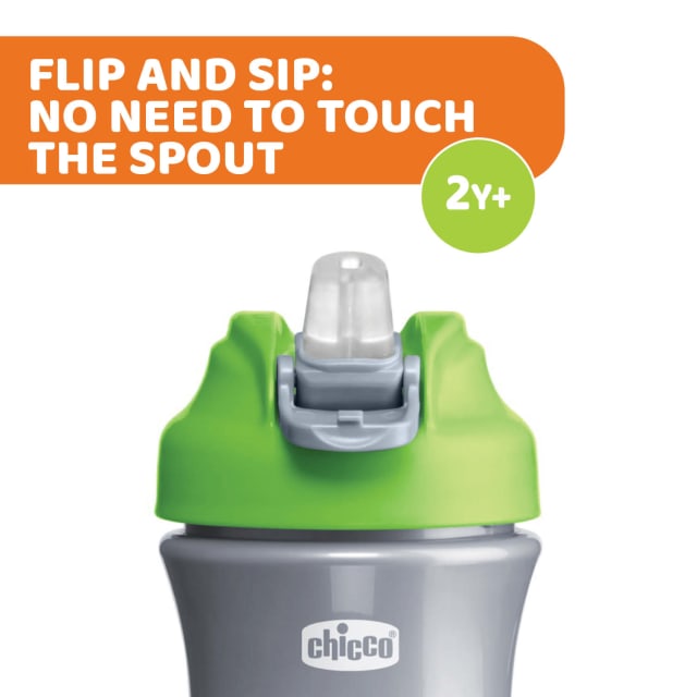 CHICCO Kids Pop-Up Cup 2Y+ Green