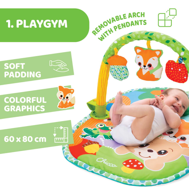 CHICCO Magic Forest 3in1 Activity Playgym