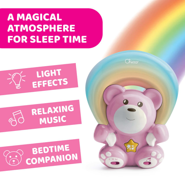 CHICCO Rainbow Bear Pink
