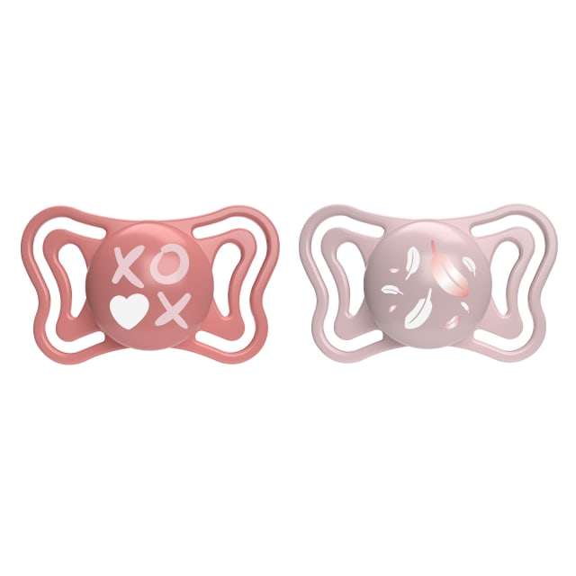 CHICCO Soother: Physio Light Pink Sil 6-16m 2pc