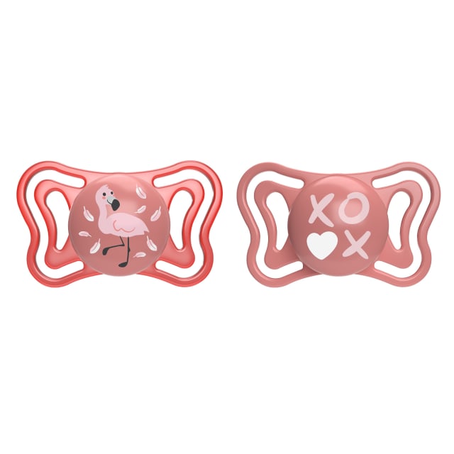 CHICCO Soother: Physio Light Pink Sil 6-16m 2pc