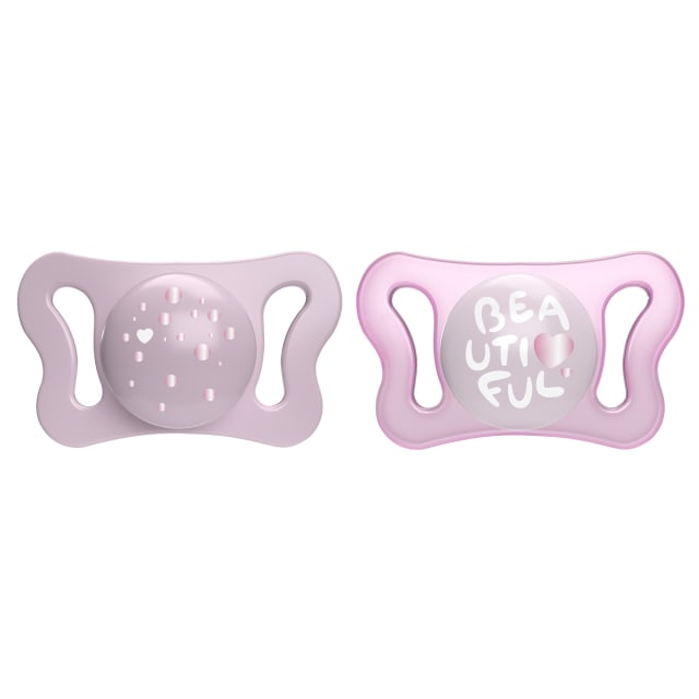 CHICCO Soother:Physio Micro Sil 0-2m Pink 2pc