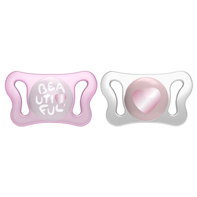 CHICCO Soother:Physio Micro Sil 0-2m Pink 2pc