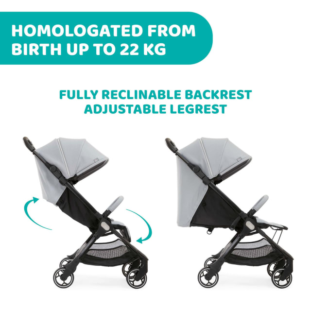 CHICCO Stroller: Chicco We Cool Grey