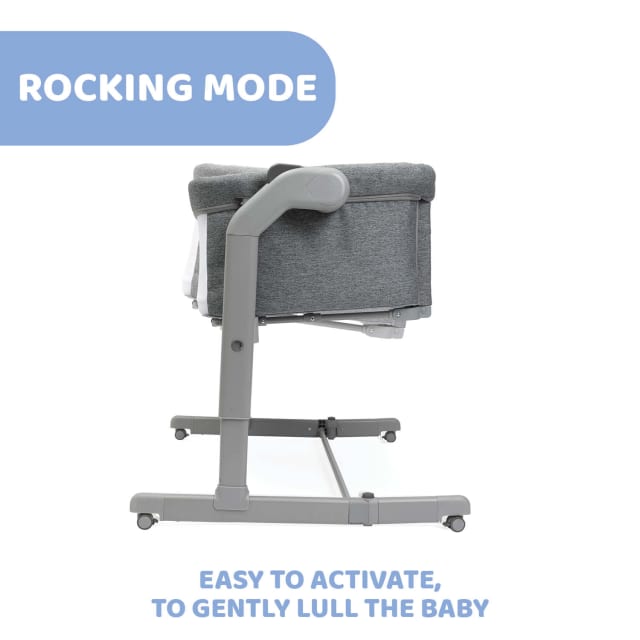 CHICCO Crib: Next2Me Magic Evo - Dark Grey
