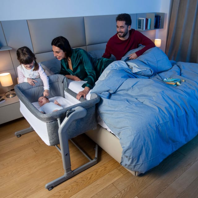 CHICCO Crib: Next2Me Magic Evo - Dark Grey