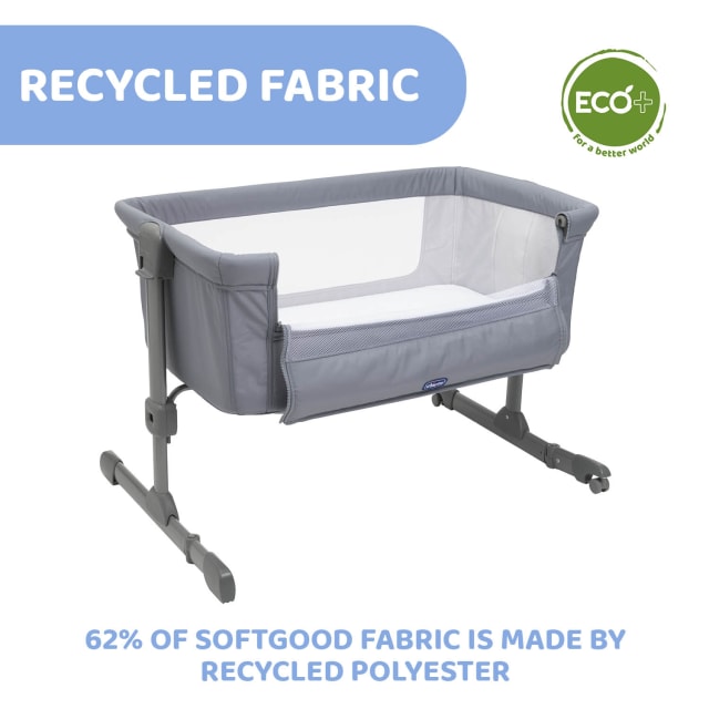 CHICCO Crib: Next2Me Essential - Stone Re_Lux