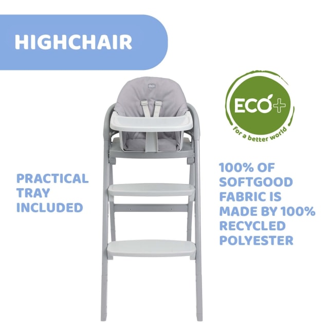 CHICCO Crescendo Up Highchair Turin Grey