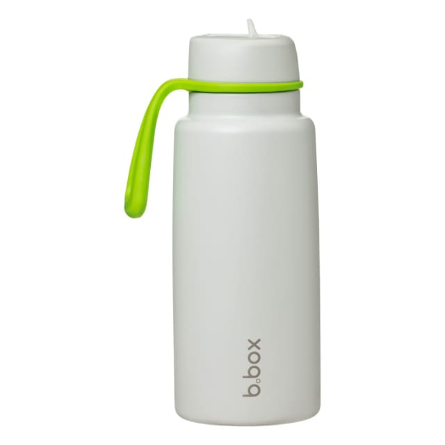 B.BOX Insulated Flip Top Bottle 1ltr Lime Time