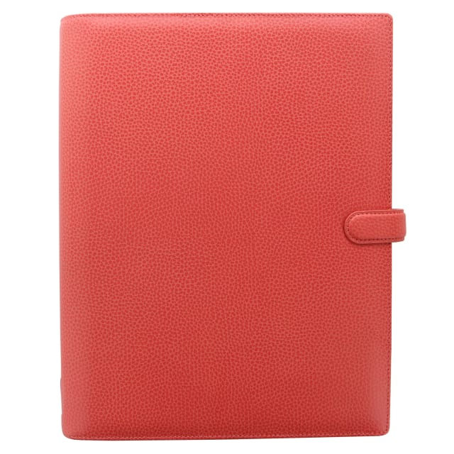 FILOFAX A4 FINSBURY ORGANISER CORAL