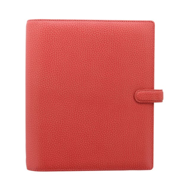 FILOFAX A5 FINSBURY ORGANISER CORAL