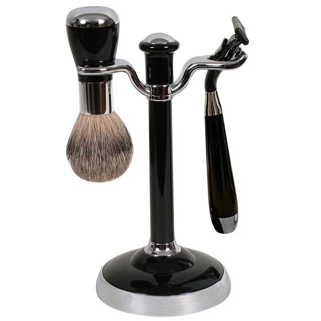 COMOY WG SHAVE SET MAK3 BLK/CHR