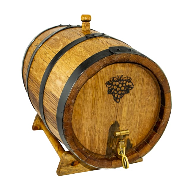 COYOTE BAROSSA WINE BARREL 16 ltr STEEL HOOPS