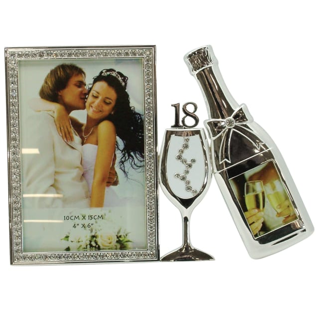 DAKOTA 18TH BIRTHDAY FRAME SILVER 10x15cm