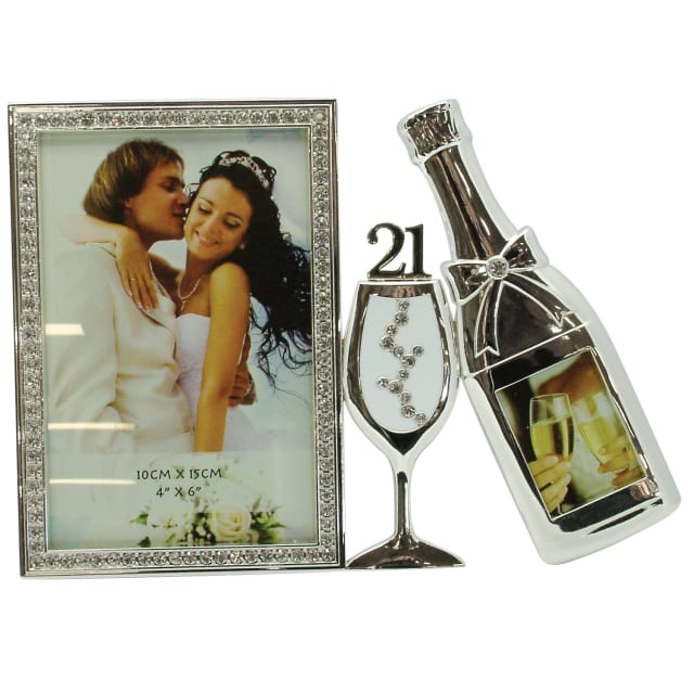 DAKOTA PF10245 21ST BIRTHDAY FRAME SLVR 10x15cm