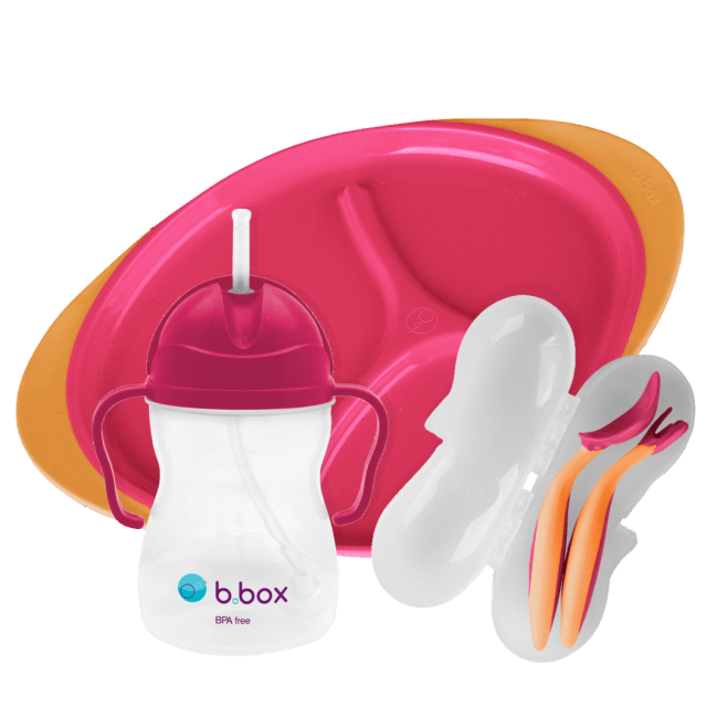 B.BOX Feeding Set Strawberry Shake