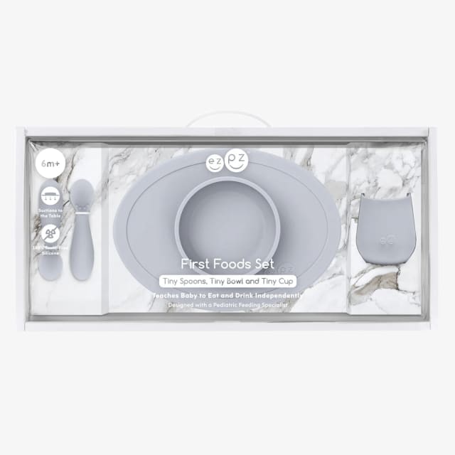 UK Tiny First Foods Set Pewter