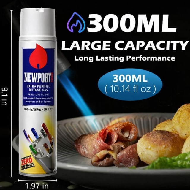 NEWPORT BUTANE GAS REFILLS 300ml (12=1) C72