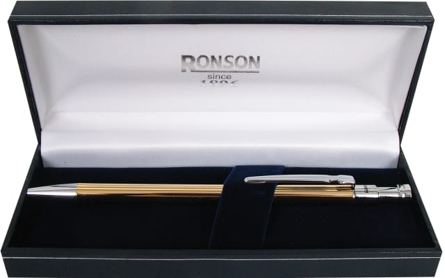 RONSON CENTURY PEN G/B - GOLD CHROME
