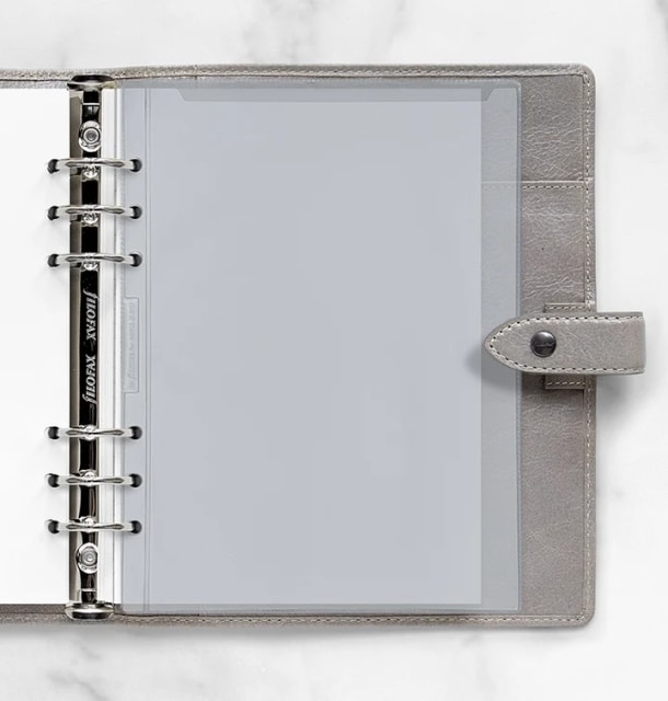 Filofax A5 TOP OPEN ENVELOPE TRANSPRNT